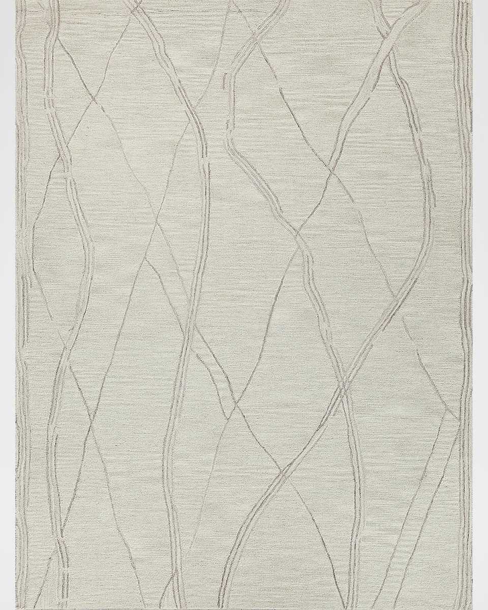 Tangiers Hand-Tufted Ivory/Beige Rug, 8' x 10'